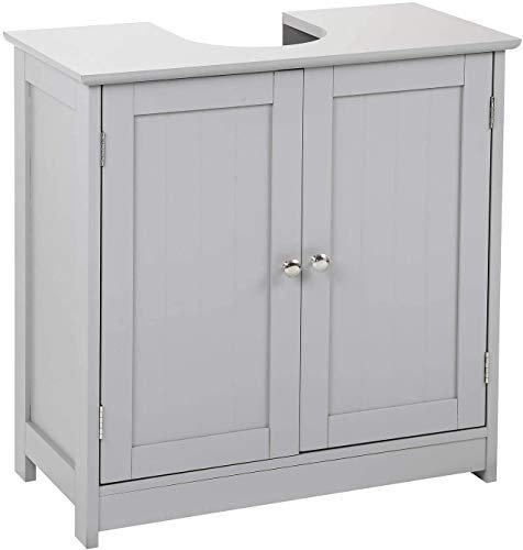 Greenfields Grey Wooden Bathroom Under the Sink Cabinet Storage Cupboard Unit