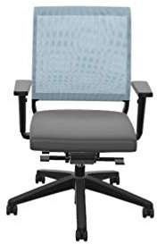 Sedus Netwin nw-100 Bürostuhl mit Netzrücken, ideal für das Home-Office, grau/blau