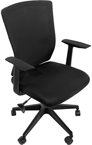 Tatuo Computer Chair Cover Office Seat Cover with Armrest and Backrest, Stretchable Desk Elastic Protective Universal Rotating Chair Protecter (black,1 Set)