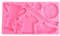 Fondant-Silikonformen, Silikonformen, Fußball-Trophäe, Silikon-Fondantformen, Kleidung, Schuhe, Kuchen, Schokoladenform, DIY-Backform, Rosa