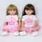 Coppia Di Bambole Gemelle Reborn 48 cm 100% silicone Deny Ed Emy DemyTwins Italia