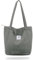 Molirex Cord Tasche Damen Umhängetasche mit Reißverschluss, Cordtasche mit breitem Riemen, Smiley Muster Groß Shopper Tasche Tote Bag für Alltag, Büro, Schulausflug und Einkauf
