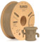 ELEGOO PLA+ Filament 1.75mm Holzfarbe 1KG, PLA Plus 3D Drucker Filament, Härter und Stärker Filament-3D-Druckmaterialien, Maßgenauigkeit +/-0,02mm, Kompatibel mit den FDM-Drucker(1KG/Spool, 2.2lbs)