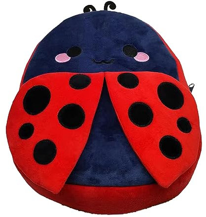 Puckator Marienkäfer Plüsch Kuschel Kinderrucksack Tierrucksack