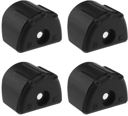 The Lord of the Tools 4Pcs RC Shock Absorption Cover Plastic RC Damping Cover RC Shock Absorber Cap Fit for 1/8 1/10 Remote Control Car Accessories Black