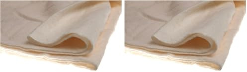 Hobbs Heirloom Cotton Scrim (Craft Piece), Wool Blends, White (Pack of 2)