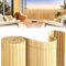 Izrielar PVC Sichtschutzmatte, 90 x 400 cm, Bambus Balkon Zaun mit Kabelbindern, Balkonverkleidung, 3-Gewicht-Verstärkung, Windschutz Balkon, Gartenzaun, UV-beständig