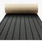 BOSSDECK Boat Flooring - EVA Foam Boat Decking - Self-Adhesive Boat Mat Faux Teak Marine Carpet for Boats RV Yacht Kayak 86.6x21.7, Dark Grey with Black Lines