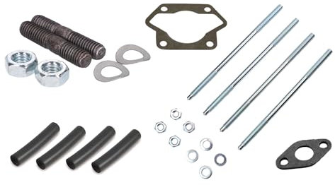 Zylinder Montage Set mit Stehbolzen, Dämpfungsgummi, Befestigungsmaterial + Dichtungen Simson S51, S70, S53, S83, SR50, SR80, Schwalbe KR51/2