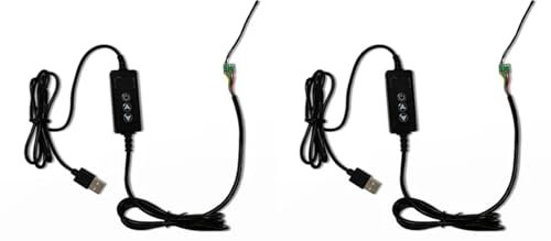 2X Mini USB Termostato Interruttore LED Regolatore di temperatura di controllo digitale Termometro Termoregolatore DC 5-24V 12V