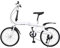PansyWind 20 Zoll Fahrrad Faltbares Fahrrad jungenfahrrad Mädchenfahrrad mit 6 Gänge MTB Fahrrad Unisex(weiß)