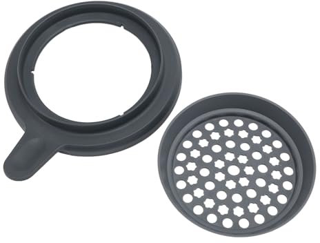 Ensemble de Tamis à Farine et Couvercle pour Thermomix TM5 pour TM6 PP, Couvercle de Bol Mélangeur de Cuisine, Tamis à Pâte pour les Amateurs de Cuisine