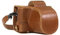 MegaGear Olympus Pen E-Pl8 Ever Ready Leather Camera Case and Strap, with Battery Access - Light Brown