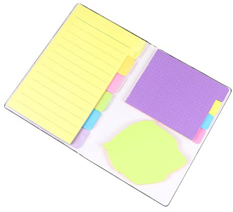 CAXUSD 1Stk Lesezeichen-Notizbuch bookmarks buch marker notebooke the notebook notebooks Kleines Notizbuch Index-Notizbuch aus Papier notizbuch mit tabs Ideen-Notizbuch