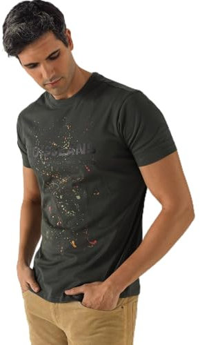 Lois Jeans - Camiseta Grafica Pintura Manga Corta