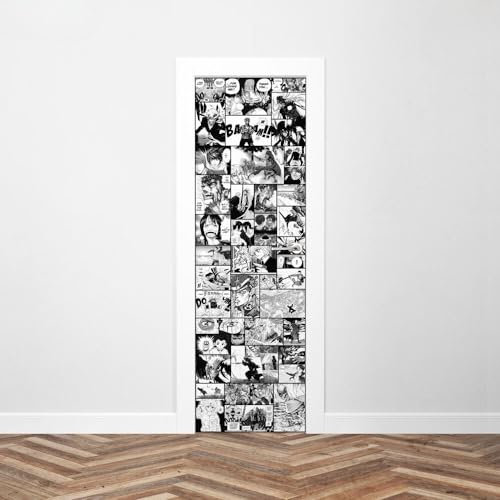 Sticker Porte Manga Shonen 204 x 63 cm