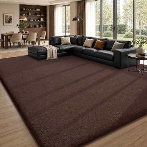 Sour Lemon Teppich Wohnzimmer 240x300cm,Großer Kaffee Flauschig Teppich | Waschbar Gegend Teppiche,rutschfester flauschig Kurzflor Teppich,fusselfrei für Kinderzimmer Mädchen Junge, Schlafzimmer