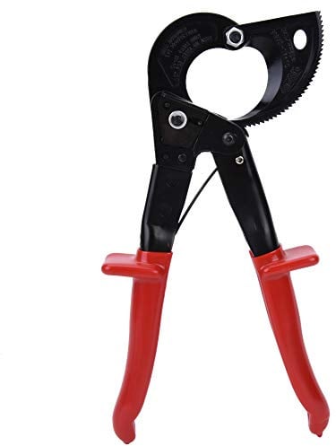 Ratschen-Kabelschneider, Multifunktionaler Ratschen-Abisolierer, Drahtschneider, Robuster Drahtschneider, Aluminium-Kabelschneider, Schneidhandwerkzeug Zum Schneiden von