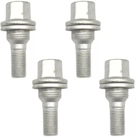 PGVXEM 4 bulloni for Dadi Ruota compatibili con 206, 207, 208, 308, 407, 3008, bulloni for Dadi Ruota esagonali da 17 mm.