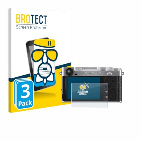BROTECT Schutzglas für Fujifilm X-E5 | 3 Stück Entspiegelnder Displayschutz Made in Germany Schutzfolie Matt Kratzfest 9H Anti-Fingerprint Einfache Montage