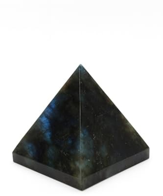 4CM Pyramide naturelle - Pyramide en cristaux taillés avec propriétés énergétiques, pyramide en pierre, aventurine verte polie, 4CM