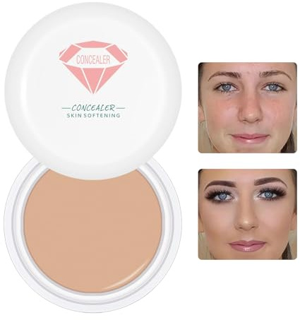 Quorvex Unter Augen Concealer, Wasserdichte Abdeckcreme, Langhaftende Feuchtigkeitsspendende Abdeckung für Damen und Mädchen bei Dunkle Augenringe und Flecken