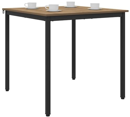 vidaXL Esstische 80 x 80 x 75 cm Holzwerkstoff Artisan-Eiche