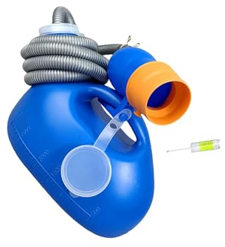 dijiusidy Auto tragbare Urinal männliche Urinalflasche Jungen leichte Urinsammlung Der Urinsammelbehälter ist leicht zu reinigen. Die Pipi Flasche hat ein, 3000 ml Blau, Durchmesser 5.5 cm