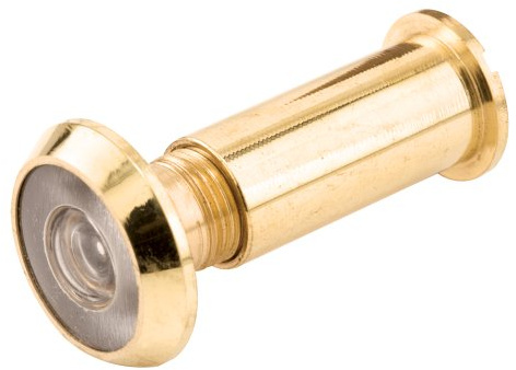 prime-line Produkte U 9891 Türspion, 200-degree, 9/16-Bohrung, Messing
