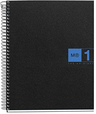 Mr Basicos Block 1 2651-colore, Format A5, Stärke: 80 Blatt, cuadricula Polypropylen, Farbe: Blau