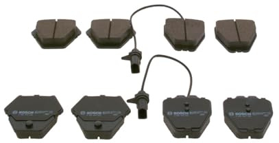 Bosch BP403 - Brake Pads Car Front Axle - Bosch Quality - Reduced Noise and Dust - ECE-R90 Certified - Copper-Free - 1 Set of 4 Pads