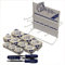 Best Price Square Jubilee Hose Clip Stand Dispenser w/Flexi Driver, Assorted, Pack of 100
