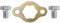 GOOFIT Juegos de Placas Gasket de 17 mm Motor del piñón de retención reemplazo para 50cc 70cc 90cc 110cc 125cc ATV Dirt Bike Circuito de Karts de la Bici del hoyo del Coche de Playa Quad
