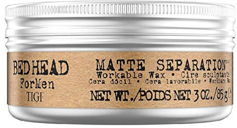 TIGI BED HEAD B FOR MEN MATTE SEPARATION WORKABLE WAX 75G X 2 by TIGI