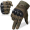 WTACTFUL Touch Screen Full Finger Gloves Motorradhandschuhe Herren, Motorrad Handschuhe Herr Touchscreen mit Protektoren für Taktische Airsoft Paintball motorradhandschuhe einsatzhandschuhe Grün XL