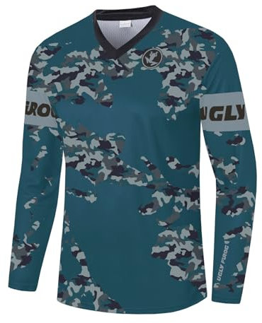 UGLY FROG Trikot MX DH Enduro Herren Mountainbike MTB Top Langarm Atmungsaktiv Radtrikot