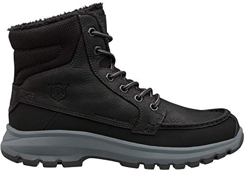 Helly Hansen Men's Garibaldi V3 Snow Boot, Helly Hansen Men S Garibaldi V3 Waterproof Winter Snow Boot Warm With Grip Jet Black Charcoal Black, 12.5 UK
