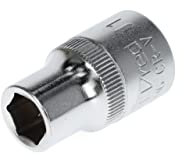 GEDORE red Steckschlüsseleinsatz, Nuss, 1/2'' 12,5 mm Antrieb, 6-kant, 11 mm Weite, Werkzeug, R610001106, Stahl