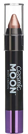Cosmic Moon - Maquillaje Metálico de Barra de Pintura/Crayón para el Cuerpo y la Cara - 3.5g - ¡Crea fácilmente diseños metálicos como un profesional! - Oro Rosado