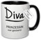 CR Photography Spruchtasse Kaffeetasse Frauen Geschenk Henkelbecher Tasse mit Spruch Büro Tasse mit Aufdruck Diva - Prinzessin war gestern!