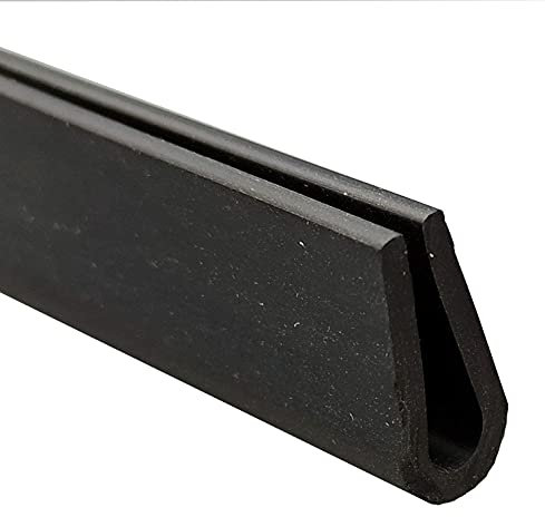 Gummidichtung Kantenschutz Schwarz U Rand Randstreifen Dichtungen (U-3mm)