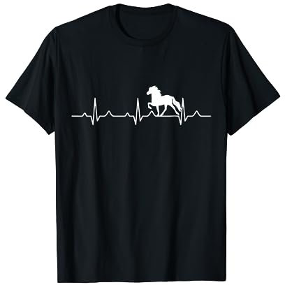 Isländer Islandpferd Pony Herzschlag Shirt T-Shirt