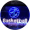 Basketball Club Illuminated Dual Color LED Barlicht Neonlicht Lichtwerbung Neon Sign Weiß & Blau 300 x 210mm st6s32-i0581-wb