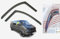 OEMM Juego de 2 deflectores de Viento Originales compatibles con Volkswagen T4 VW Transporter, Caravelle, Multivan, 1995 1996 1997 1998 1999 2000 2001 2002 2003 Viseras Laterales de Cristal acrílico