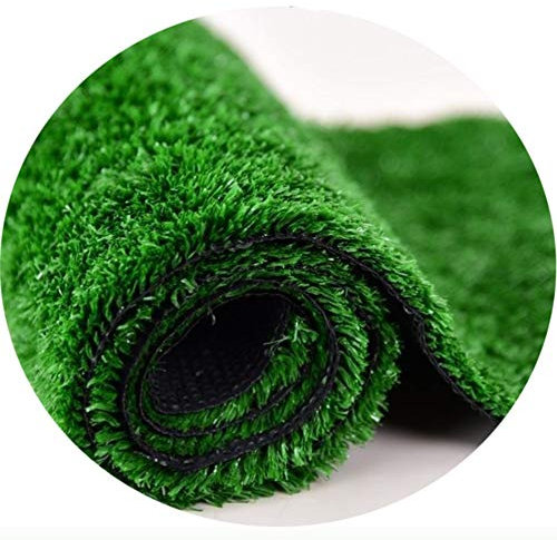 CarPET Künstliche Strohmatte Teppich leicht zu schneiden 15 mm Stapel-Höhe Grün Verschlüsselung for Garten-Haustier-Nest YNFNGXU (Size : 2x3.5m)