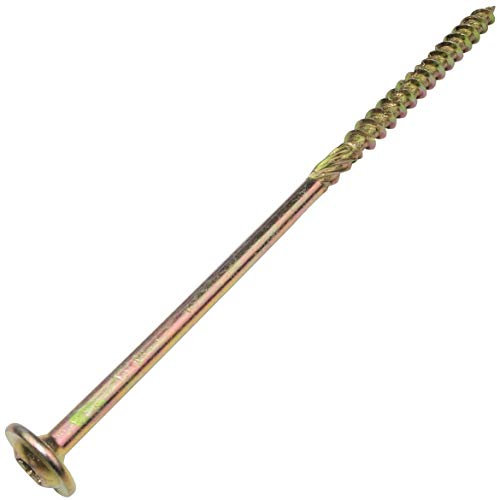 AERZETIX - C48345 - Lot de 100 Vis à bois Ø5x120mm - à tête large bombée - à empreinte étoile Т25