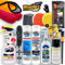 Autopflege Set 17-teilig – Rocket Performance Bag – Detailing-Tasche schwarz matt – Auto Reinigungsset für innen & außen – Geschenkset mit Autoduft Bubble Gum