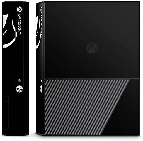 DeinDesign Skin kompatibel mit Microsoft Xbox 360 E Folie Sticker Totenkopf Moji YouTube