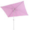 Mendler Sonnenschirm N23, Gartenschirm, 2x3m rechteckig neigbar, Polyester/Alu 4,5kg UV-Schutz 50+ - flieder