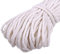 Uiopa Spago Juta 5mm x 10m, Spago Grosso Naturale Corda Canapa Colorato, 3 Fili Corda Iuta per Tiragraffi per Gatto, Artigianato Fai-da-Te, Giardinaggio, Decorazione Domestica (Bianco)
